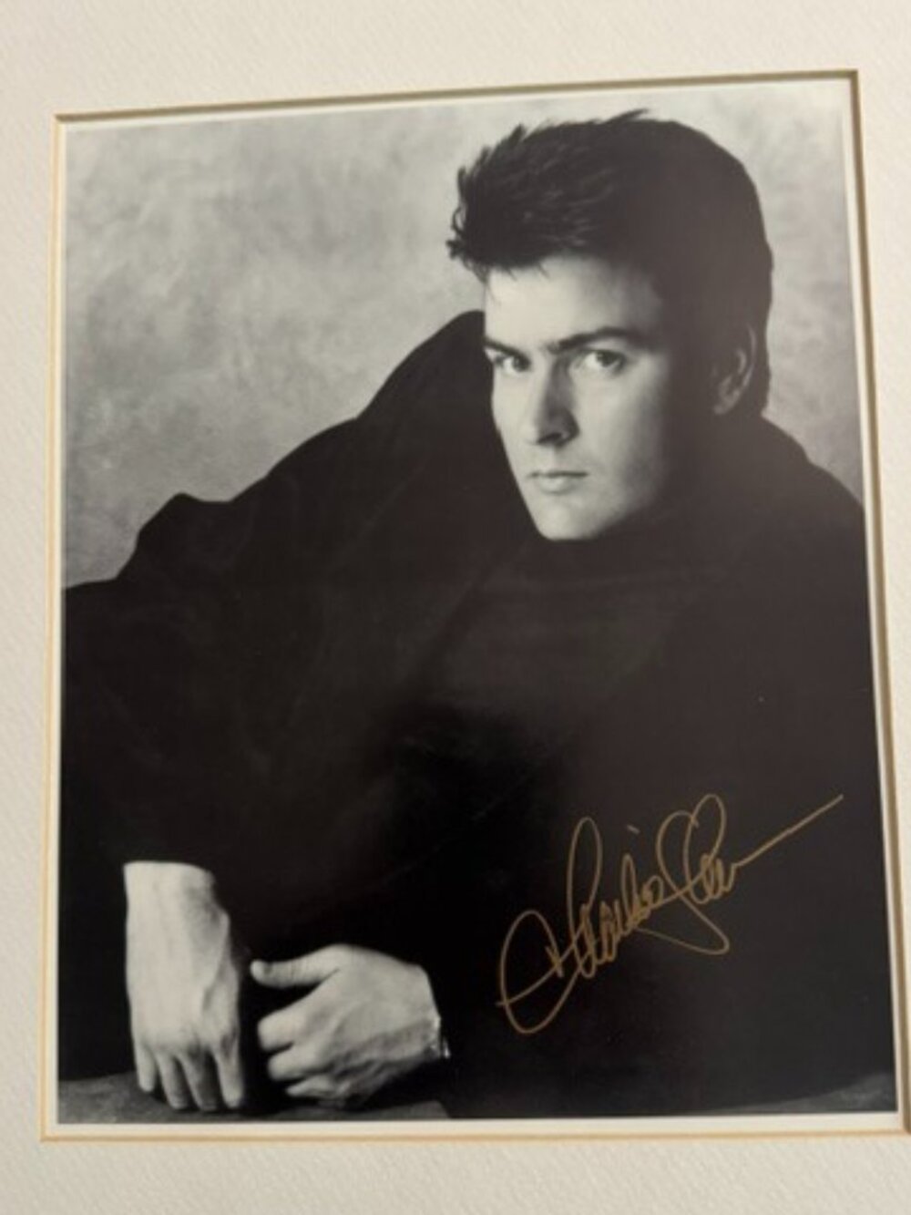 Charlie Sheen Autographed Photo